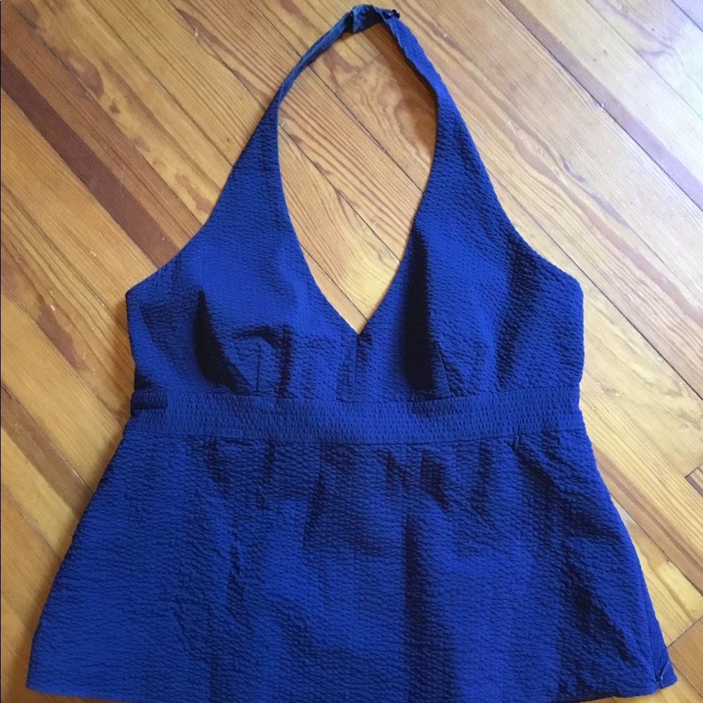 Vineyard Vines Seersucker Halter Top